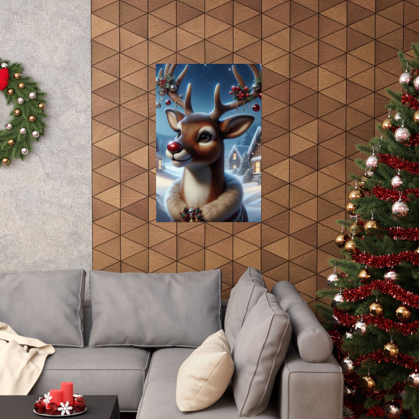 Cutesy Reindeer poster