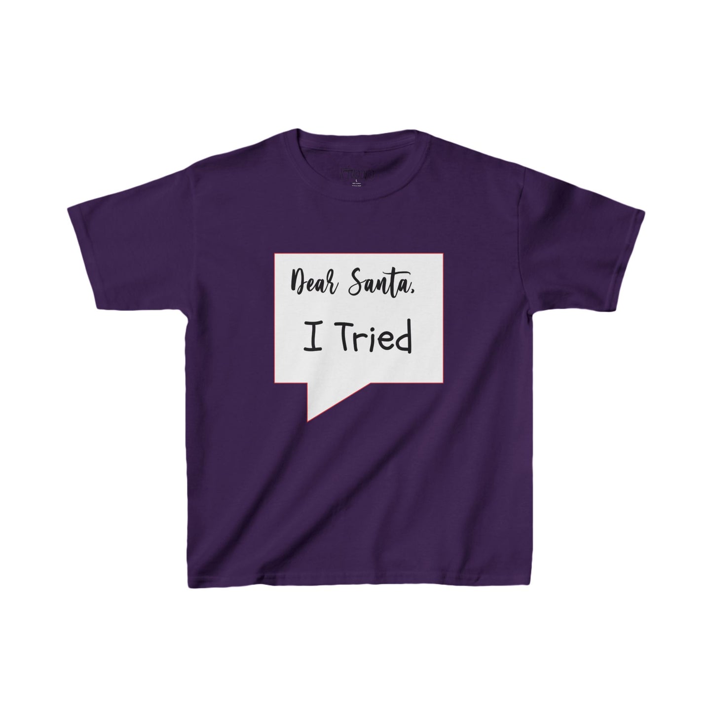 Kids' Holiday Tee - Dear Santa, I Tried