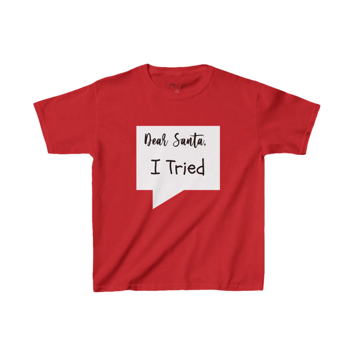 Kids' Holiday Tee - Dear Santa, I Tried