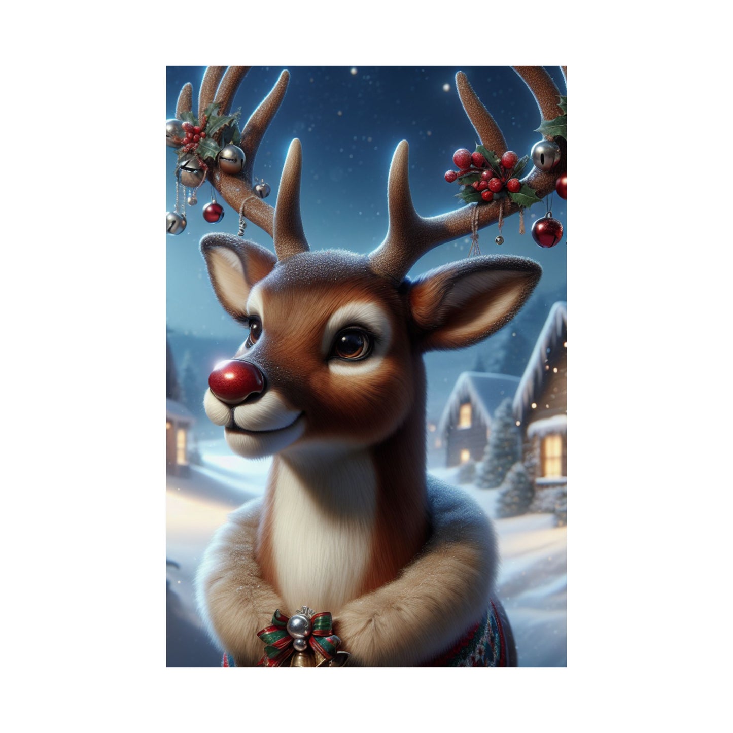 Cutesy Reindeer poster