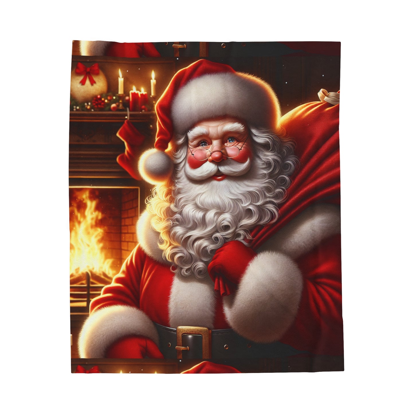 Classic Santa Plush Blanket