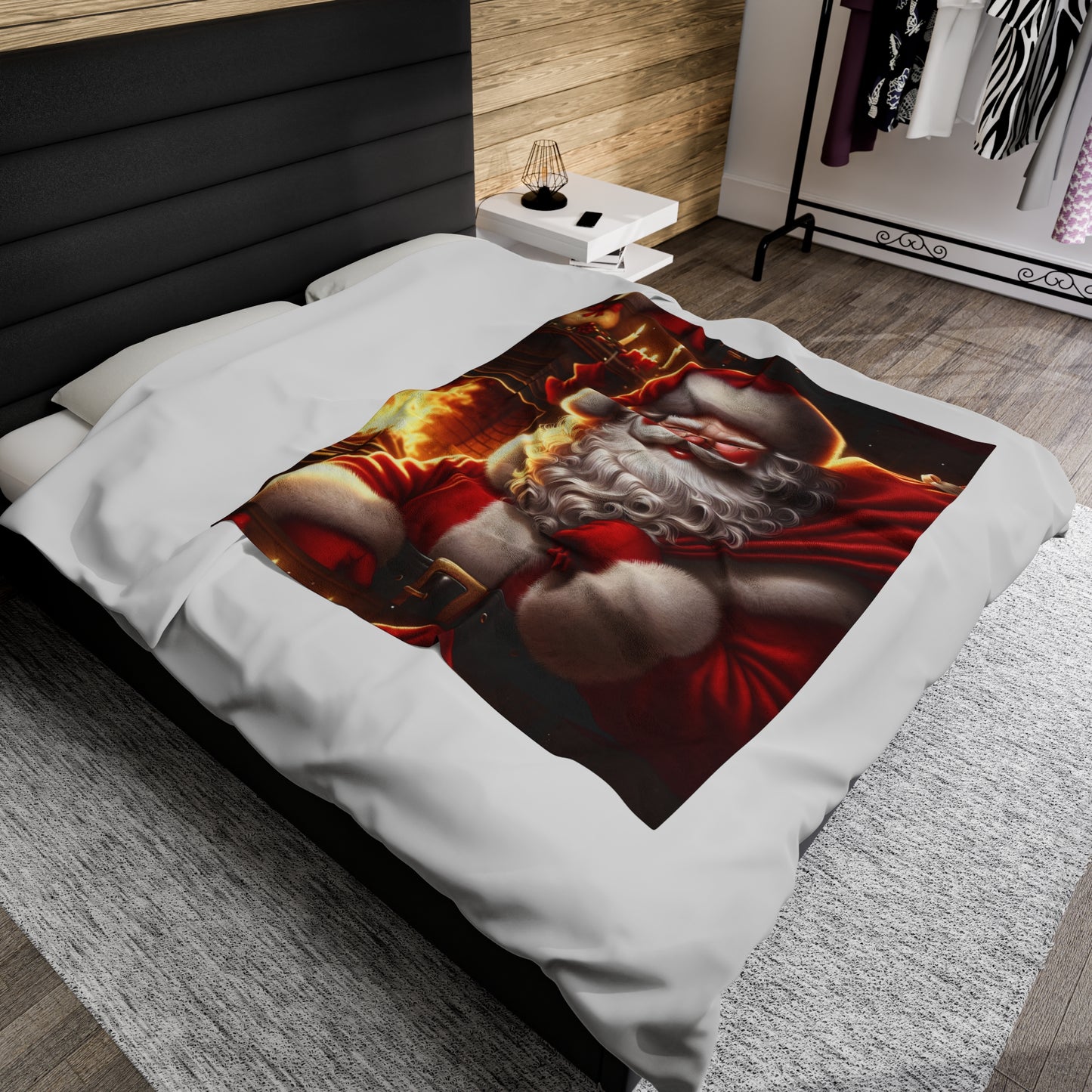 Classic Santa Plush Blanket