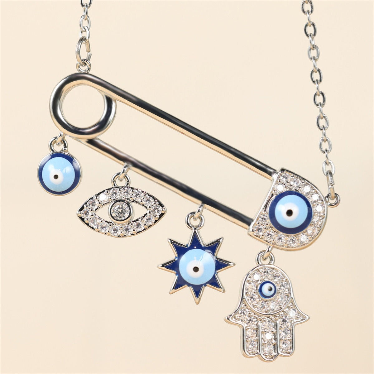 Clip the eye Necklace