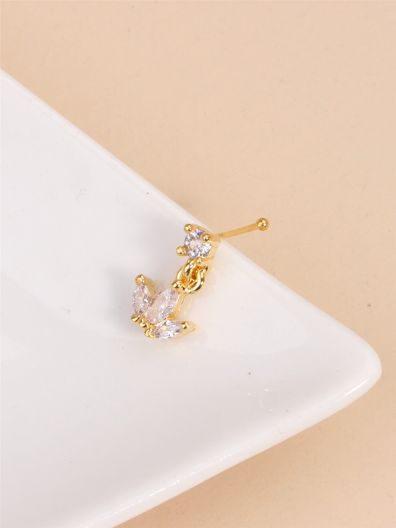 Dangle nose rings (variant)