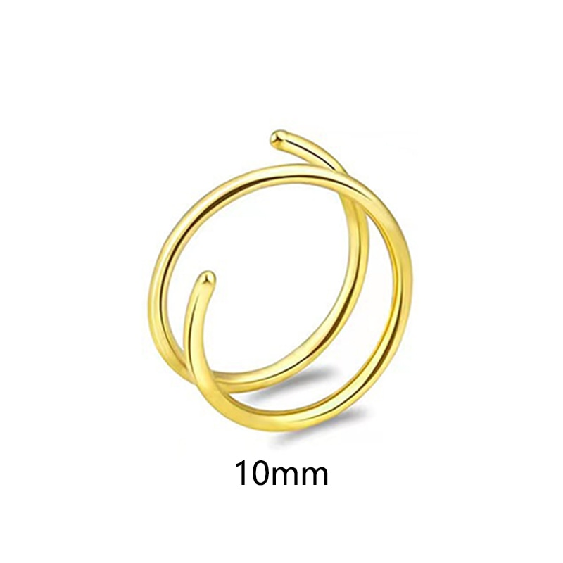 Double Nose Hoop