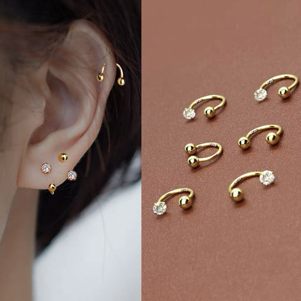 C shape earring