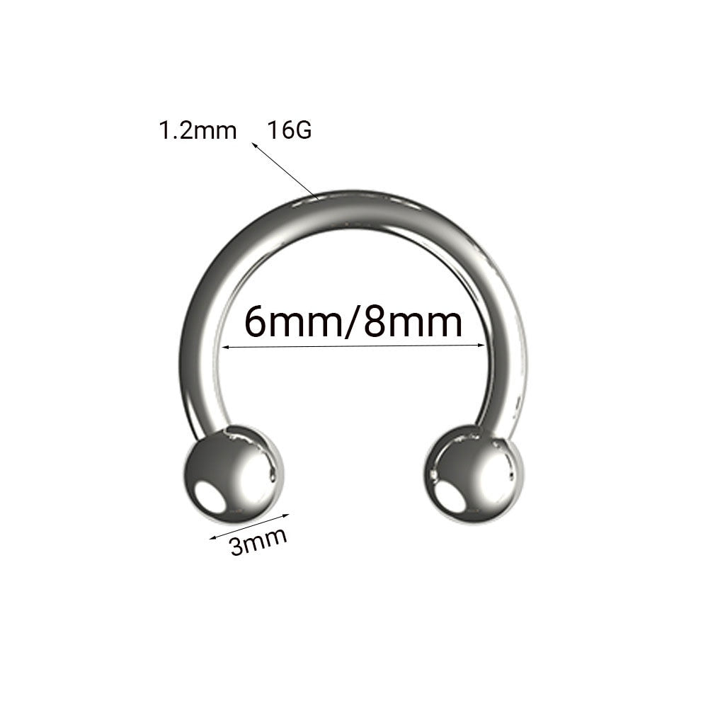 C shape earring