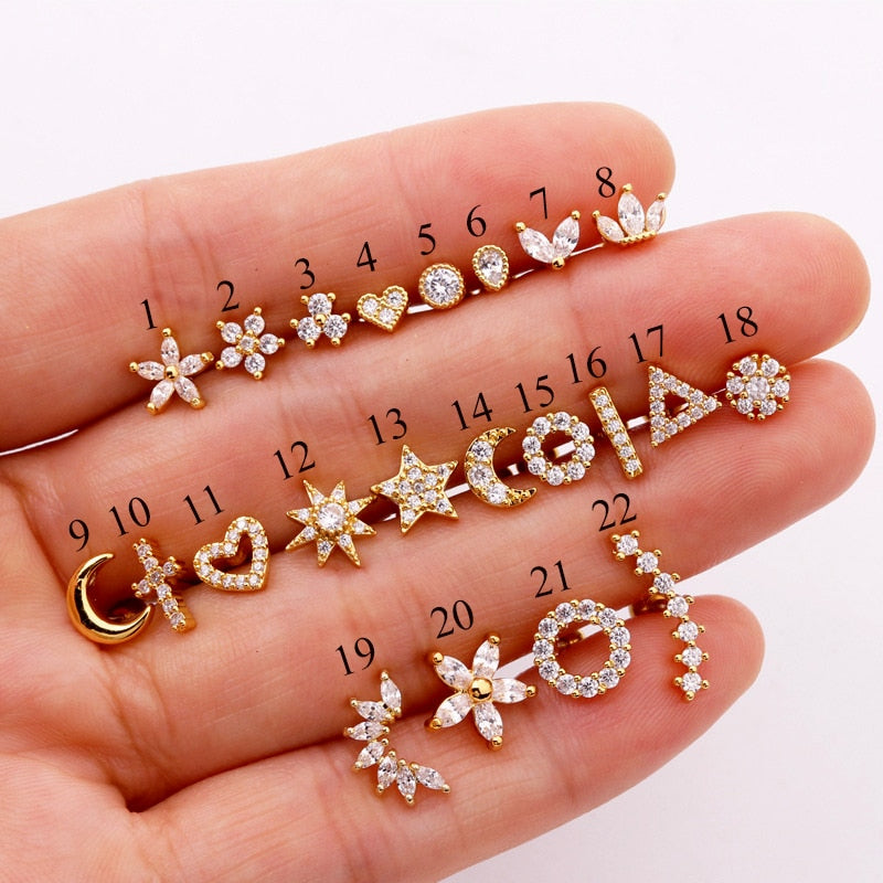 Screw post earring