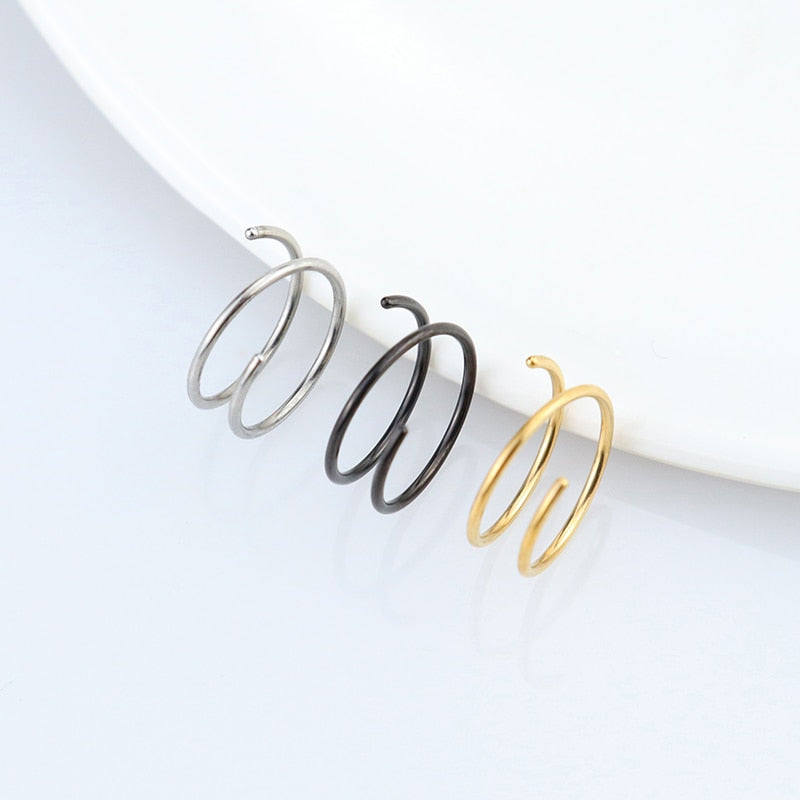 Double Nose Hoop