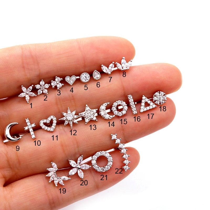 Screw post earring