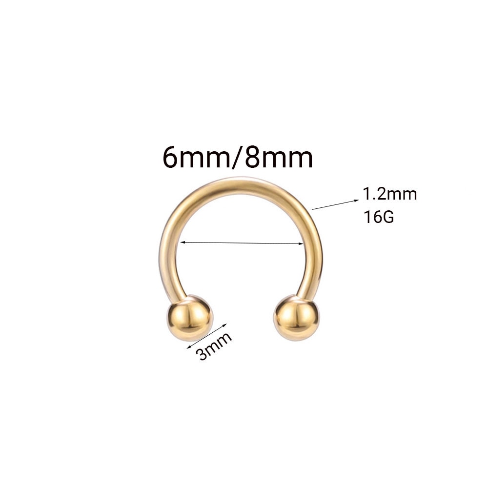 C shape earring