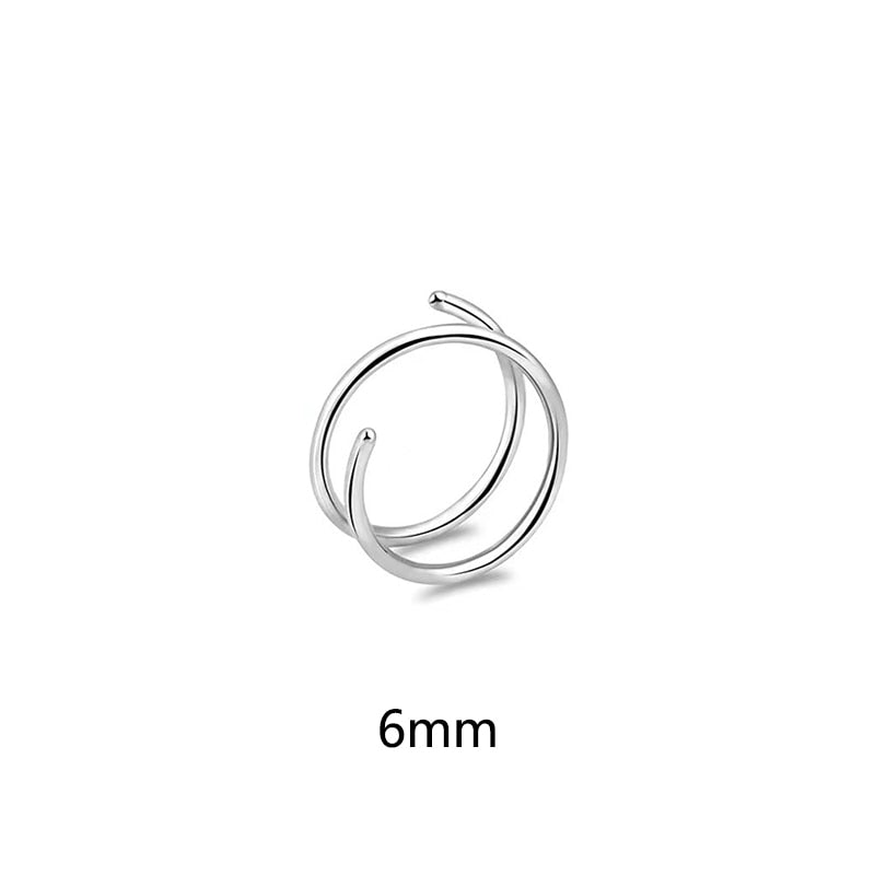 Double Nose Hoop