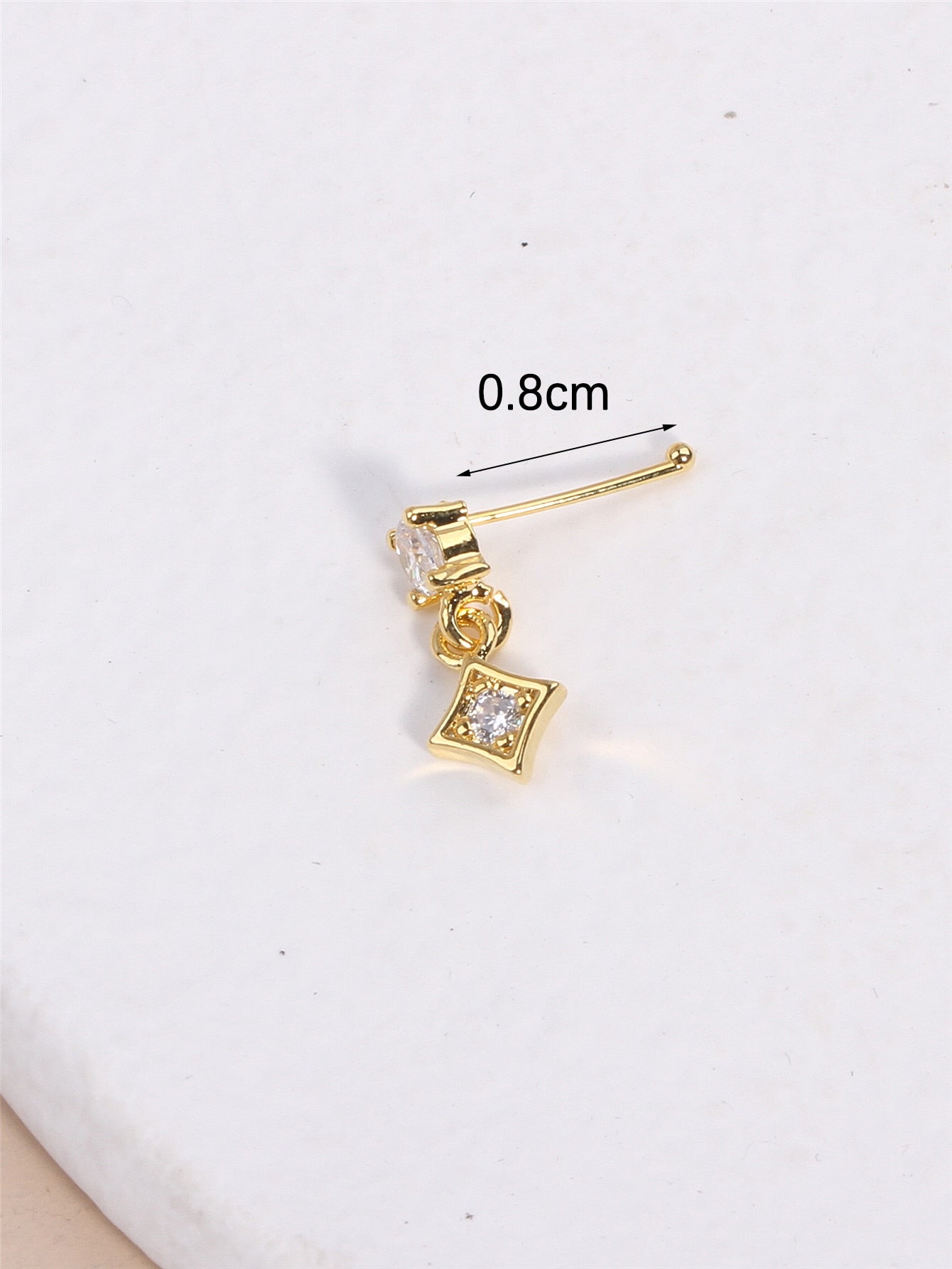 Dangle nose rings (variant)