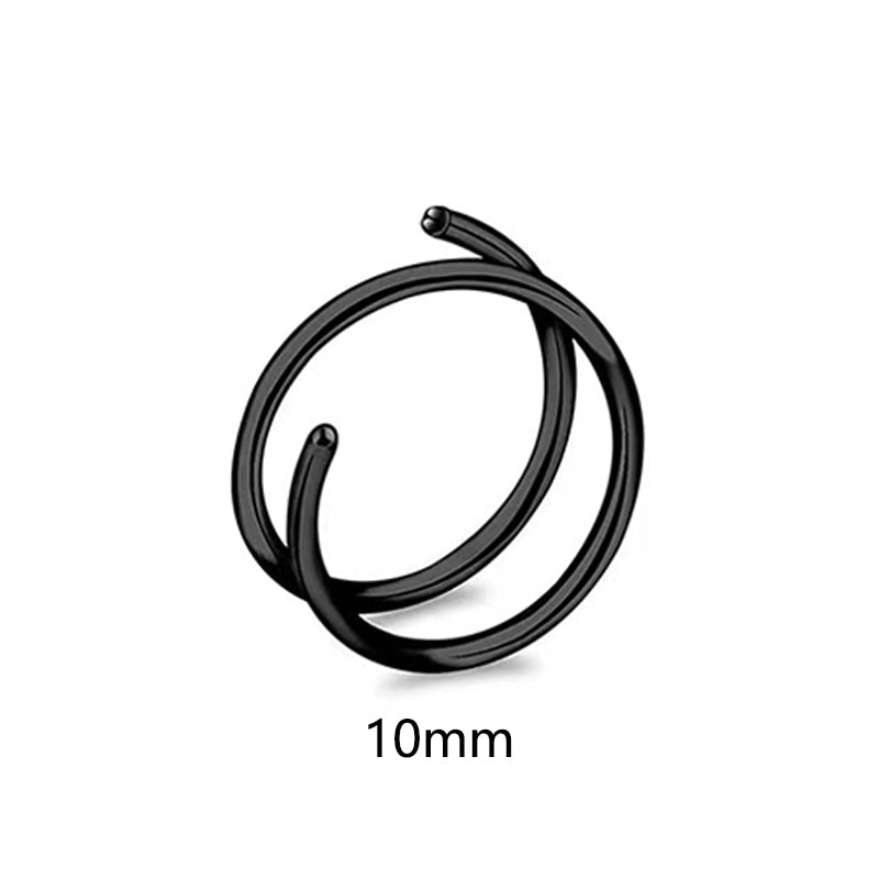 Double Nose Hoop