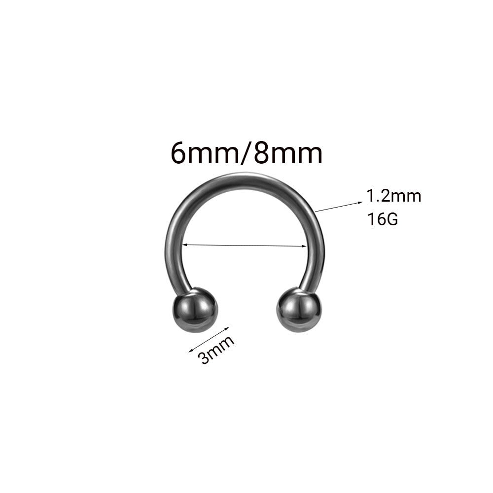 C shape earring