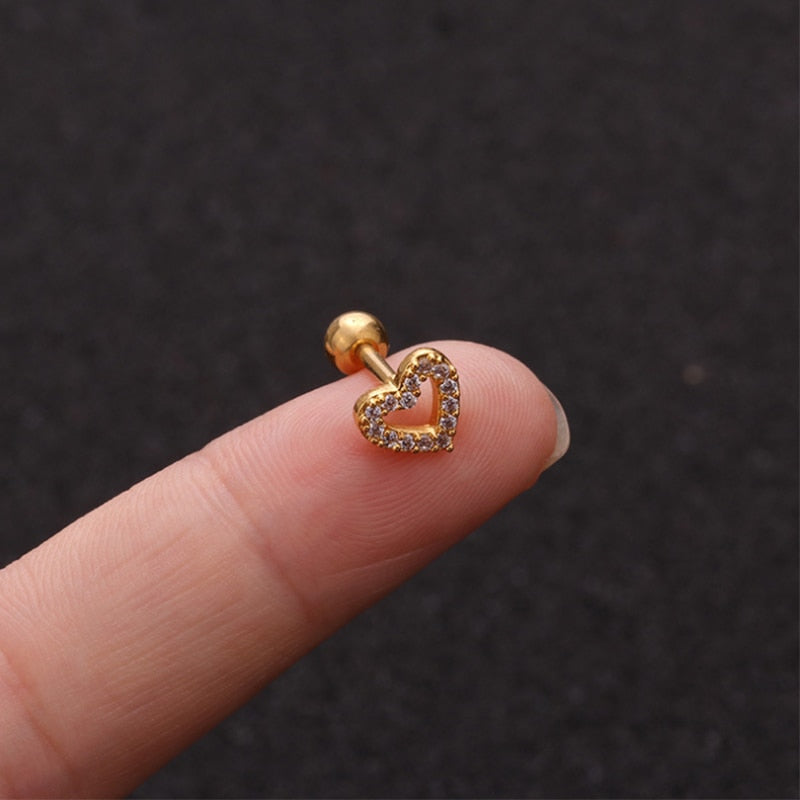Screw post earring