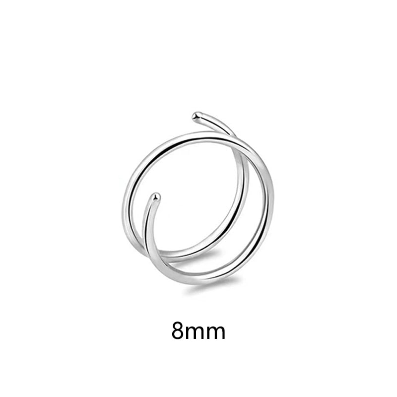Double Nose Hoop